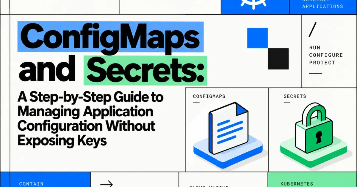 ConfigMaps and Secrets: A Step-by-Step Guide to Managing Application Configuration Without Exposing Keys